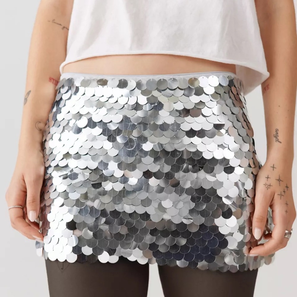 Sequin Micro Mini Skirt